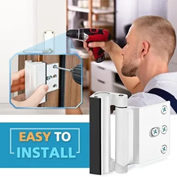 Child Safety Door Lock - Reinforcement Lock for Homes