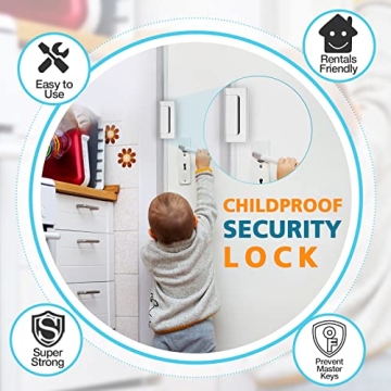Child Safety Door Lock - Reinforcement Lock for Homes