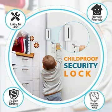 Child Safety Door Lock - Reinforcement Lock for Homes
