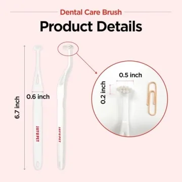 JAYU PET Dental Care Brush for Cats and Small Dogs