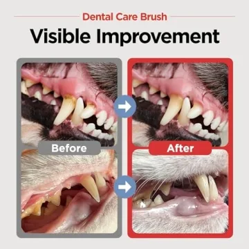 JAYU PET Dental Care Brush for Cats and Small Dogs