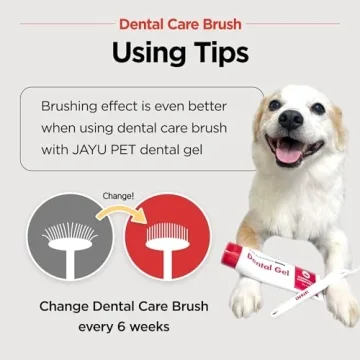 JAYU PET Dental Care Brush for Cats and Small Dogs