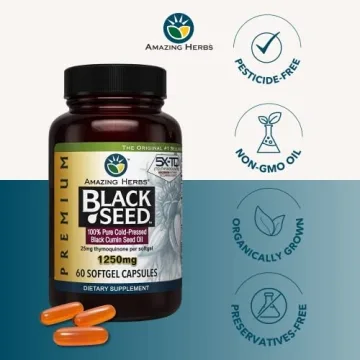 Premium Black Seed Oil Capsules for Vitality & Health