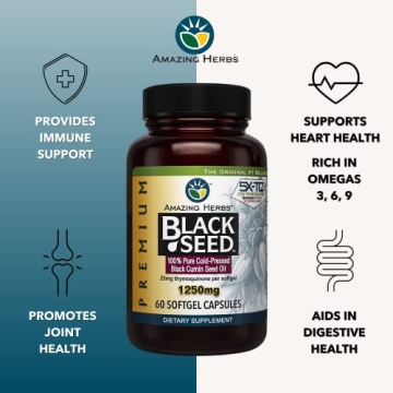 Premium Black Seed Oil Capsules for Vitality & Health