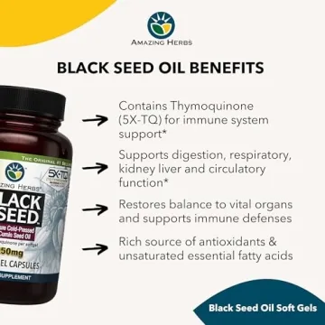 Premium Black Seed Oil Capsules for Vitality & Health