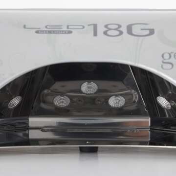 Gelish 18G Classic Light Bundles - Professional Nail Curing Lamp for Home or Salon Use, Quick-Dry LED/UV Light for Long-Lasting Gel (18G Classic Light)