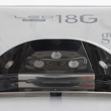 Gelish 18G Classic Light Bundles - Professional Nail Curing Lamp for Home or Salon Use, Quick-Dry LED/UV Light for Long-Lasting Gel (18G Classic Light)