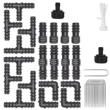 HZYOUMU 150 FT Soaker Hose with Brass Connectors for Gardens