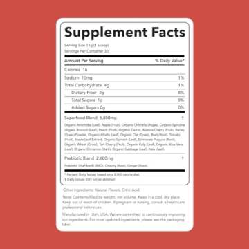 Peachy Greens Superfood Juice Mix for Daily Wellness