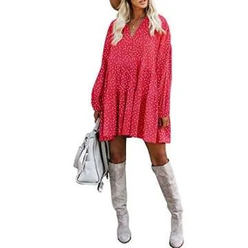 Trendy FANCYINN Shift Dress with Pockets for Summer Fun