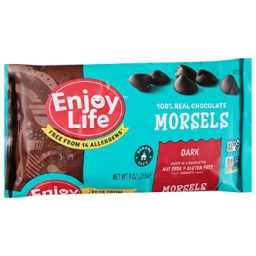 Enjoy Life Dark Chocolate Morsels, Vegan and Allergen-Free