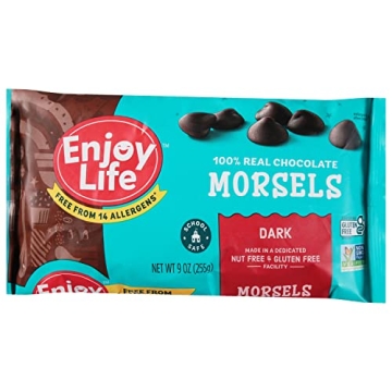 Enjoy Life Dark Chocolate Morsels, Vegan and Allergen-Free