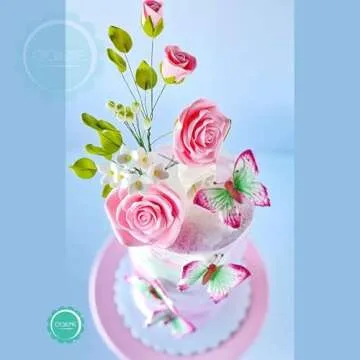 O'Creme Edible Gumpaste Peony Flower Set for Cakes