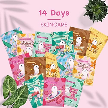 Natural ZealSea Facial Masks 14 Pack for All Skin Types