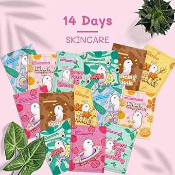 Natural ZealSea Facial Masks 14 Pack for All Skin Types