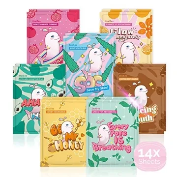 Natural ZealSea Facial Masks 14 Pack for All Skin Types