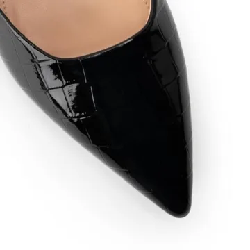 DREAMCIA Slingback Flats for Women Pointed Toe Flats Slip On Casual Office Shoes for Women Black 5