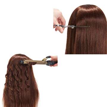 24-26" Human Hair Mannequin Head for Cosmetology Training