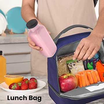 DilaBee 12-Pack Glass Juice Bottles with Lids, 8oz Glass Bottles with Lids for Juice, Smoothie, Water, Milk & Kombucha, Reusable Glass Bottles for Juicing - Bulk Glass Water Bottles with Caps BPA-Free