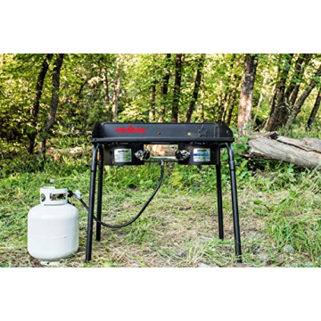 Camp Chef Explorer 2-Burner Stove (EX60LW) and Carry Bag (CB60UNV) - Bundle (2-Burner Stove & Carry Bag)
