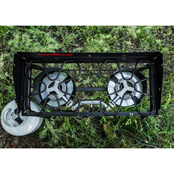 Camp Chef Explorer 2-Burner Stove (EX60LW) and Carry Bag (CB60UNV) - Bundle (2-Burner Stove & Carry Bag)