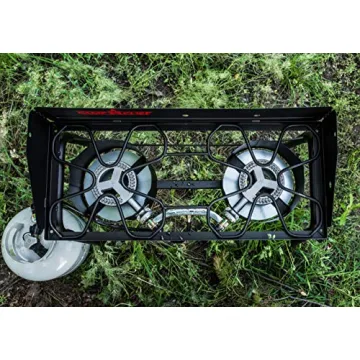 Camp Chef Explorer 2-Burner Stove (EX60LW) and Carry Bag (CB60UNV) - Bundle (2-Burner Stove & Carry Bag)