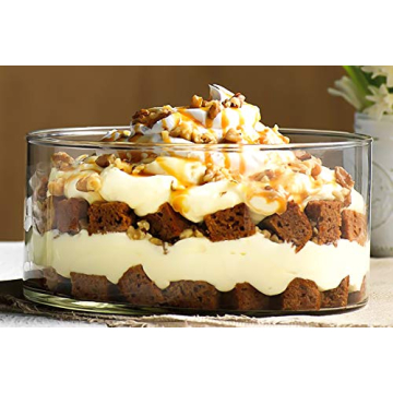 Large Glass Salad Bowl - Elegant & Functional Serving Dish