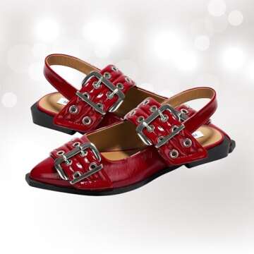 Stylish Project Cloud Women's Memory Foam Flats for Comfort