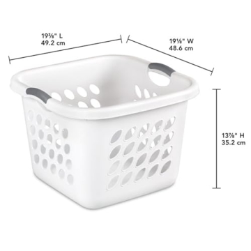 Sterilite 14 Gallon Laundry Basket with Gripped Handles