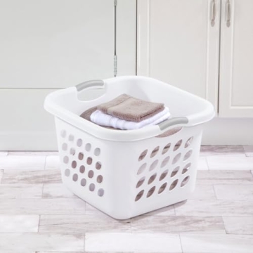 Sterilite 14 Gallon Laundry Basket with Gripped Handles