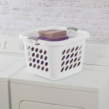 Sterilite 14 Gallon Laundry Basket with Gripped Handles