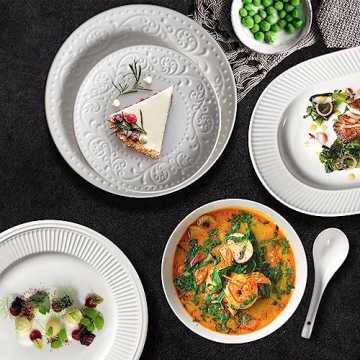Stylish Artena Ceramic Salad Plates for Entertaining