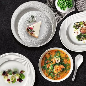 Stylish Artena Ceramic Salad Plates for Entertaining
