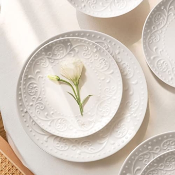 Stylish Artena Ceramic Salad Plates for Entertaining