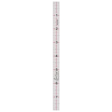 Sew Easy 8x0.5” Quilting Ruler for Precision Sewing