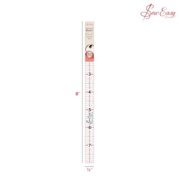 Sew Easy 8x0.5” Quilting Ruler for Precision Sewing