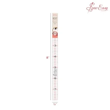 Sew Easy 8x0.5” Quilting Ruler for Precision Sewing