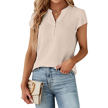 Blooming Jelly Women's Dressy Casual Tops Business Work Blouses Cute Button Down Shirts 2025 Summer ...