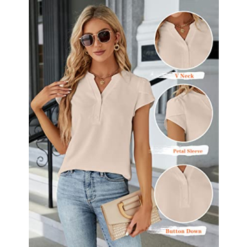 Stylish Blooming Jelly Women's Casual Dressy Tops