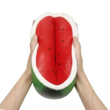Anboor Jumbo Watermelon Soft Scented Squishies for Stress Relief