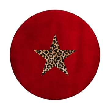 Trendy Leopard Star Y2K PopSocket Grip for Phones