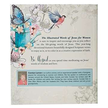 The Illustrated Words of Jesus for Women Daily Devotional - 366 Days of Calming Coloring and Meaning...