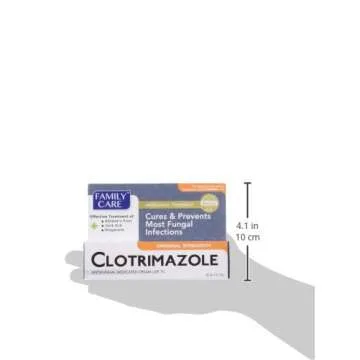 Family Care Clotrimazole Anti Fungal Cream, 1% USP Compare to Lotrimin 1oz. (Pack of 3)