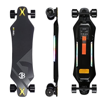 Electric Skateboard with Remote Control — 900W Hub-Motor, 26 MPH Speed, 21.8 Miles Range, 330 LBS ...