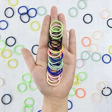 ZCOINS Baby Hair Ties 100pcs for Newborn Toddler Girls