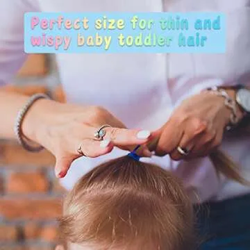 ZCOINS Baby Hair Ties 100pcs for Newborn Toddler Girls