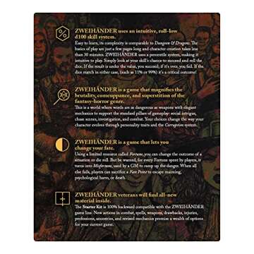 Zweihander Fantasy Horror RPG: Starter Kit