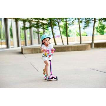 Mini Deluxe 3-Wheeled, Lean-to-Steer, Swiss-Designed Micro Scooter for Kids, Ages 2-5 (Lavender)…