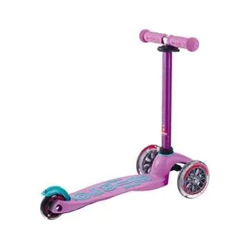 Mini Deluxe 3-Wheeled, Lean-to-Steer, Swiss-Designed Micro Scooter for Kids, Ages 2-5 (Lavender)…