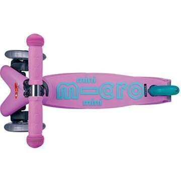 Mini Deluxe 3-Wheeled, Lean-to-Steer, Swiss-Designed Micro Scooter for Kids, Ages 2-5 (Lavender)…